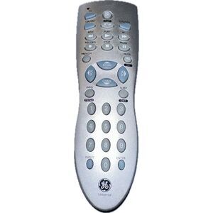 GE Universal Remote Control 4 Audio / Video Devices GE Silver TV (REM-27-A)‎